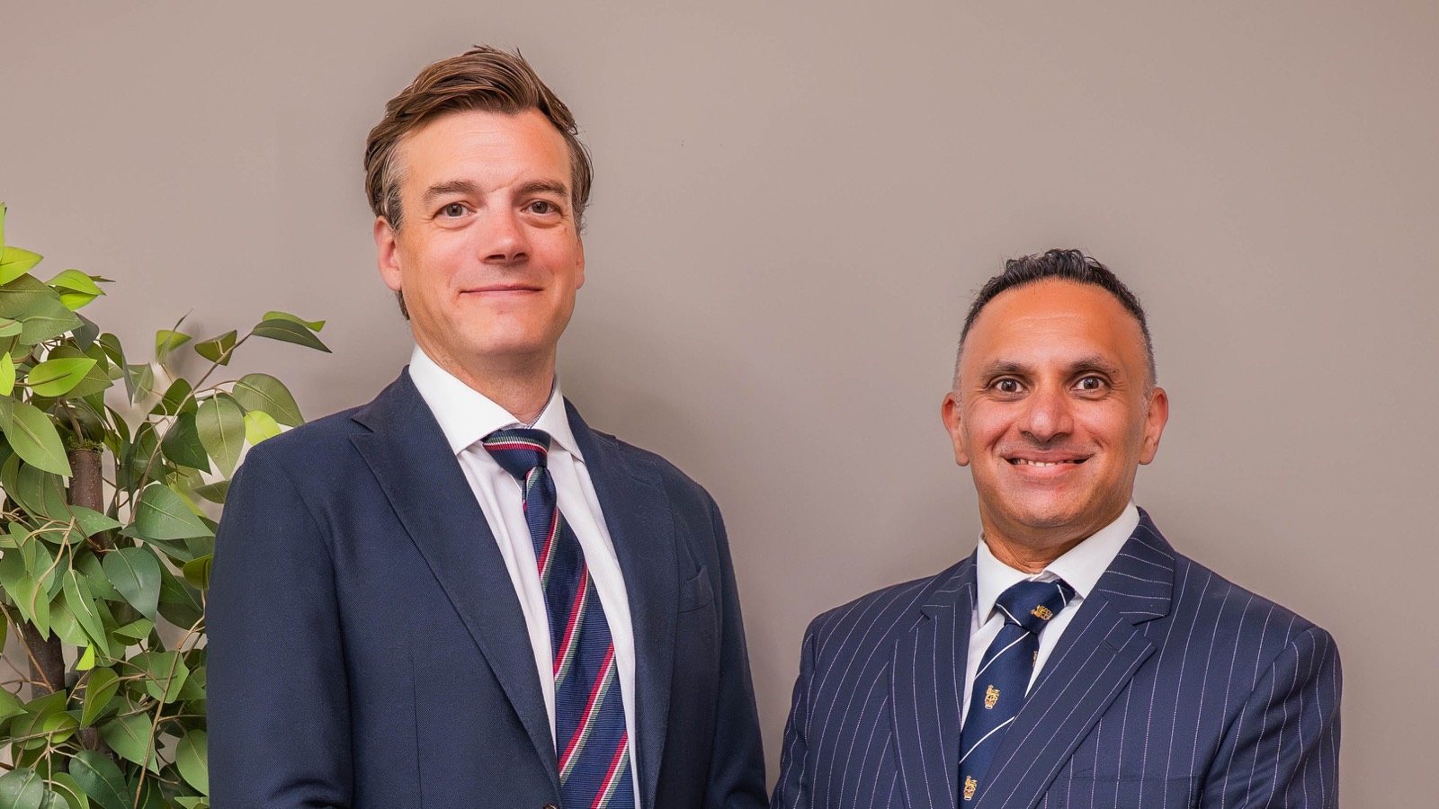 Mr Joel Humphrey and Professor Arul Ramasamy, consultant foot and ankle surgeons at Mercury Foot & Ankle Clinic